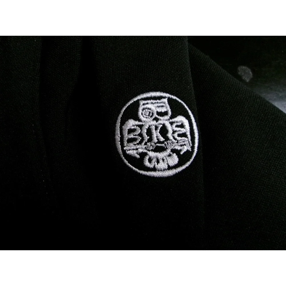 FootJoy Mens Quarter Zip Pullover Black Gray Golf Jacket 25155 Medium BKE‎ Logo